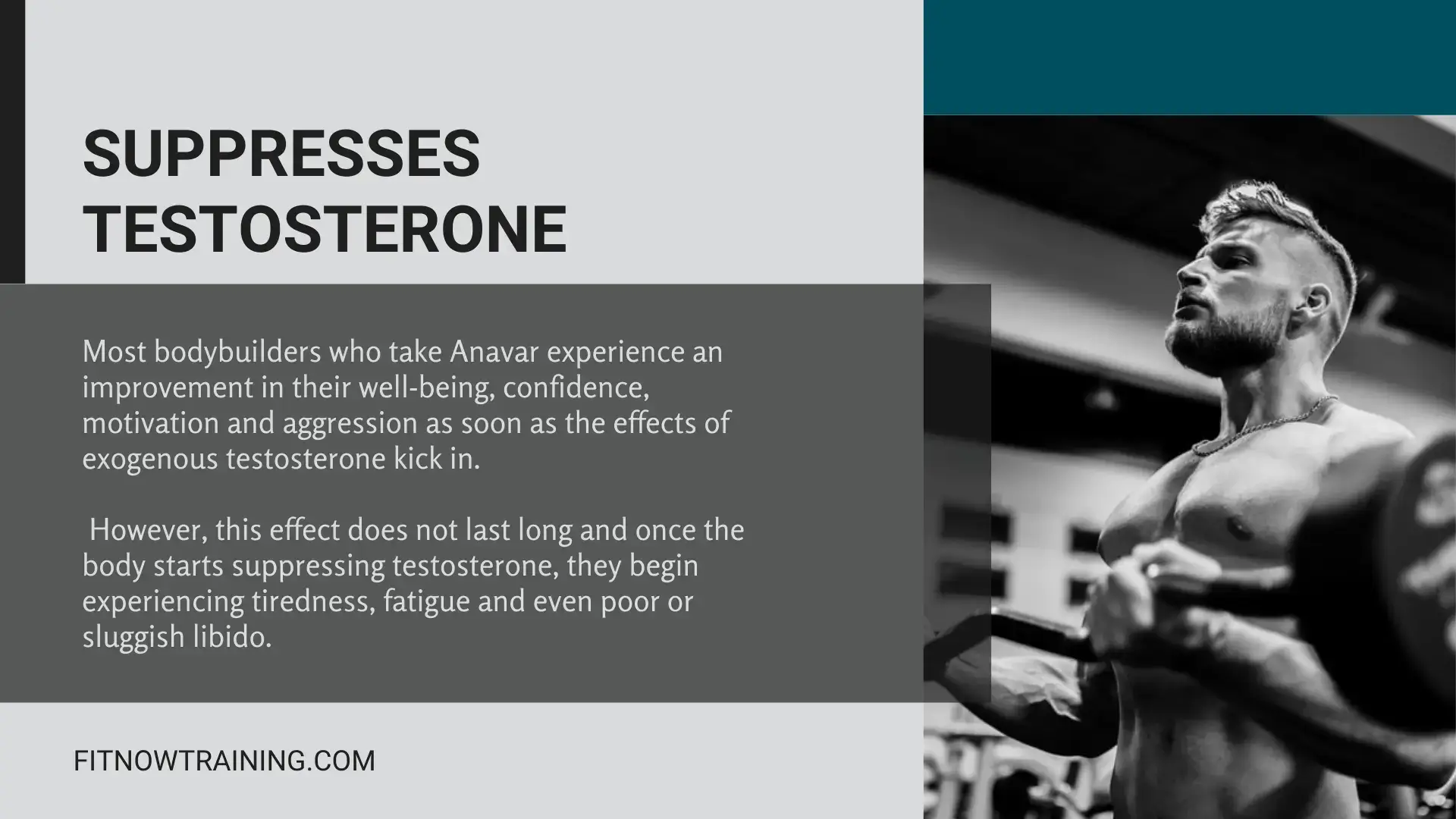 Suppresses Testosterone