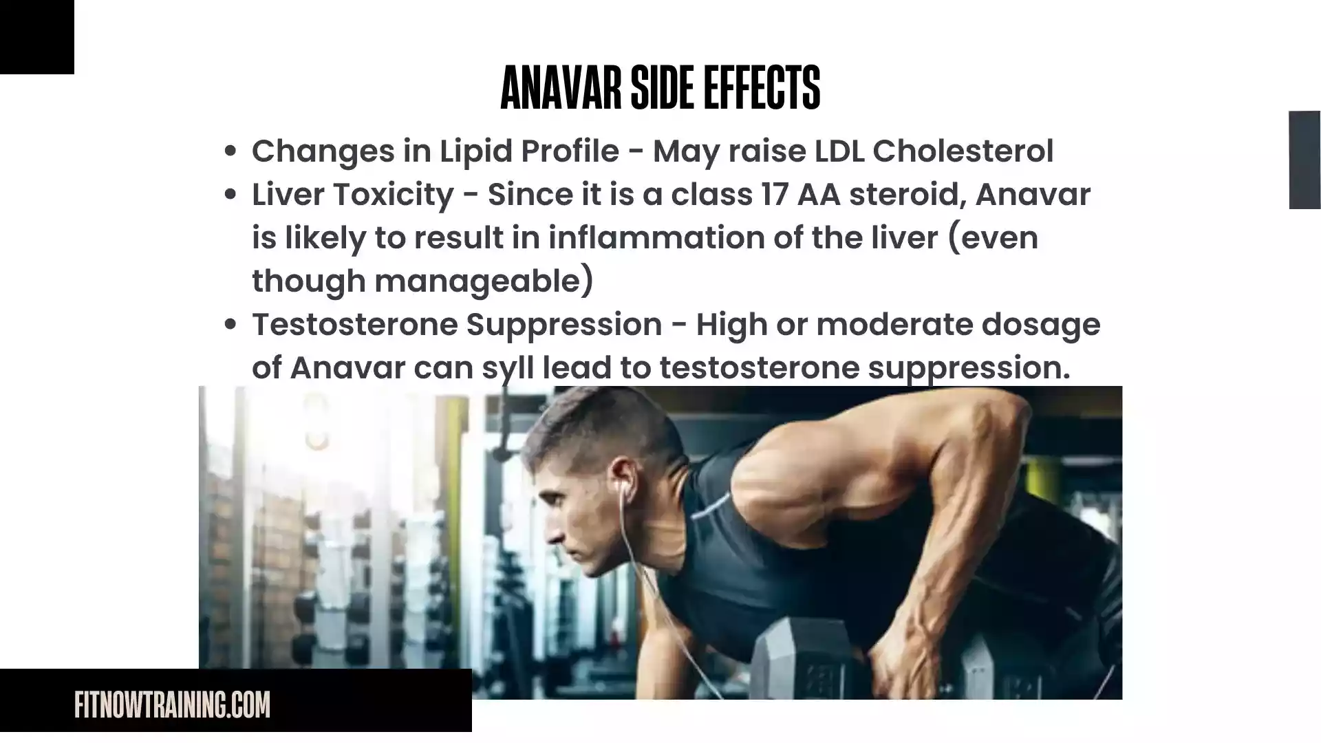 Anavar side effects
