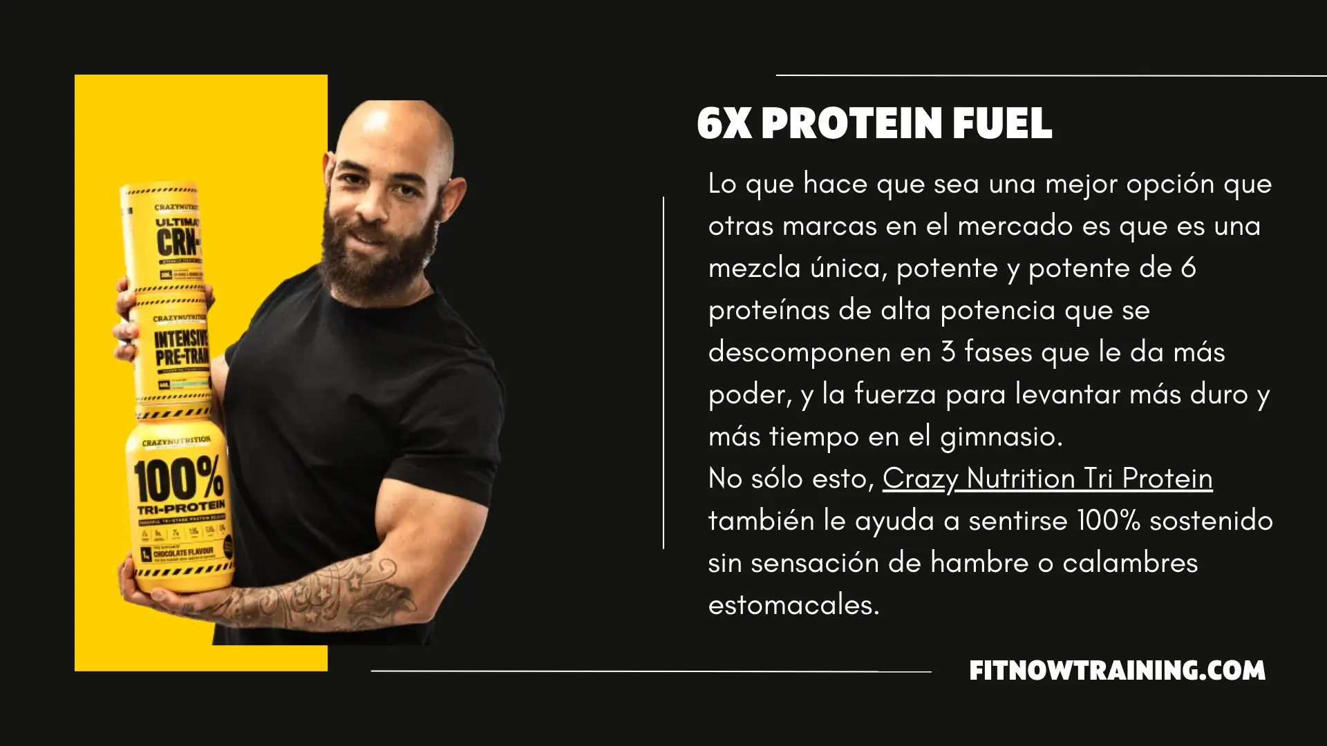 Crazy Nutrition Tri Protein Revisión