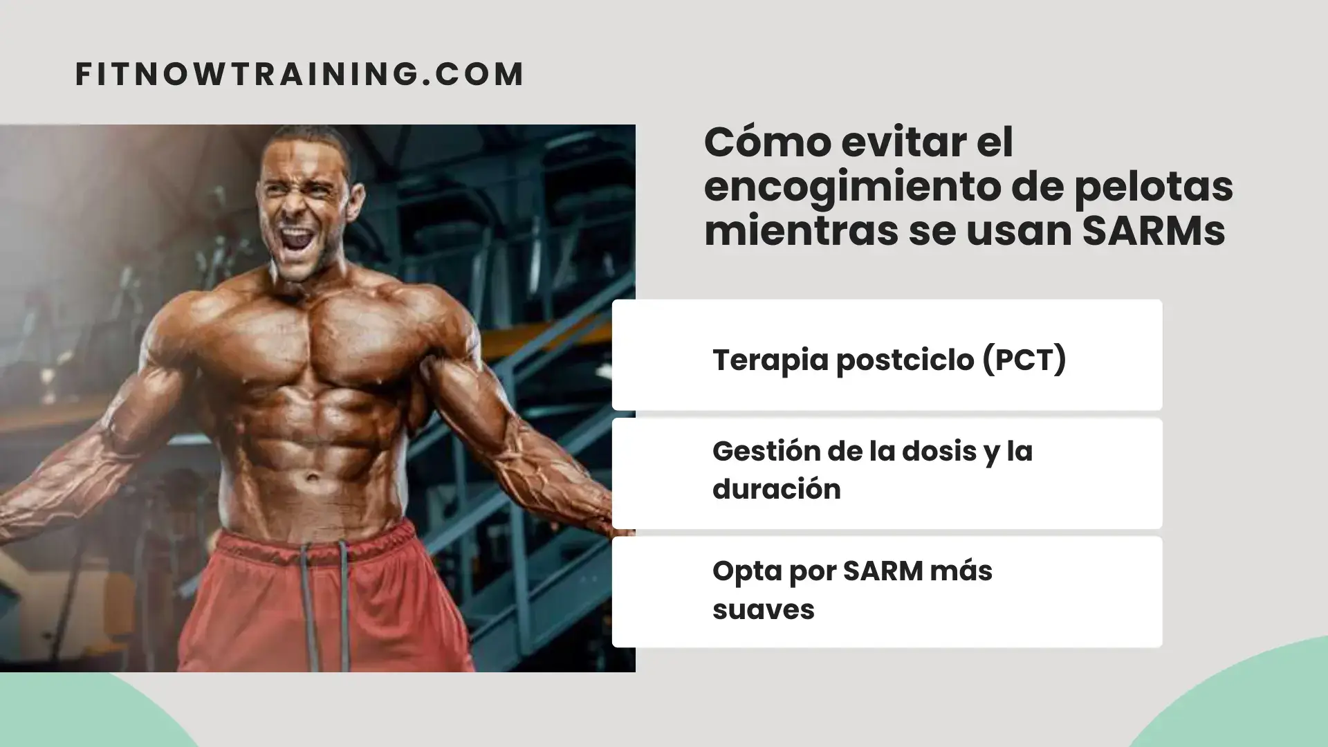 ¿Los SARM reducen el tamaño de los testículos?