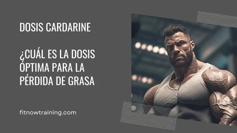 Dosis Cardarine – ¿Cuál es la dosis óptima para la pérdida de grasa